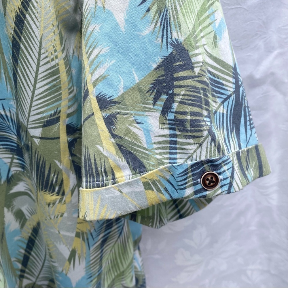 MEN’S Oversized Tropical Shirt 100% Cotton Size XXL - Picture 6 of 7